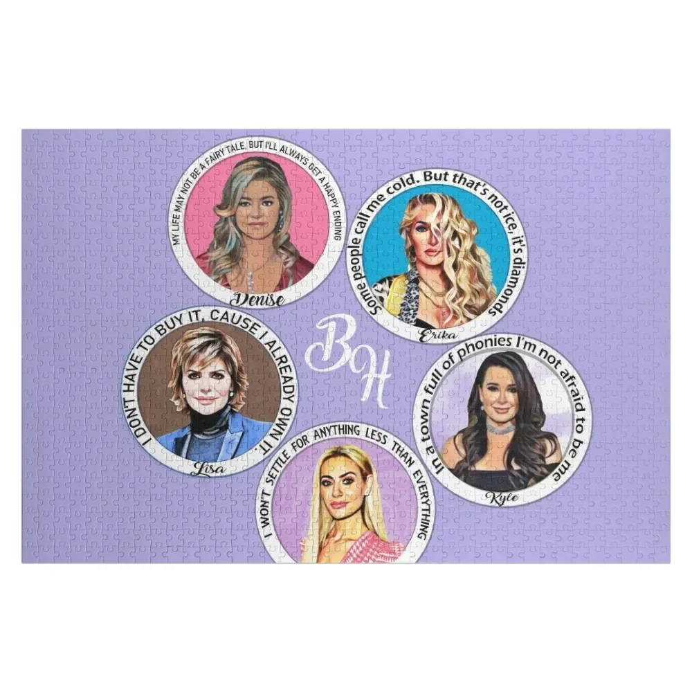 

Real Housewives Beverly Hills Erika Denise Lisa Kyle Jigsaw Puzzle Christmas Gifts With Personalized Photo Picture Puzzle