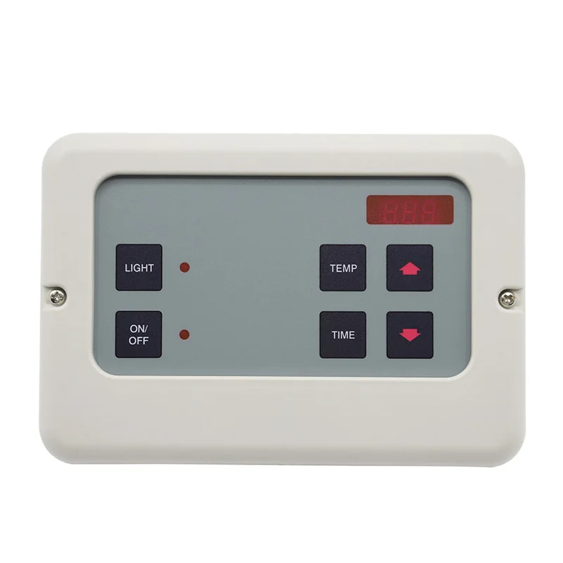 Digital Sauna Controller Wall Mount 35-110℃ Steam Generator Controller 1-12 Hours Setting for 3-27KW Sauna Heater