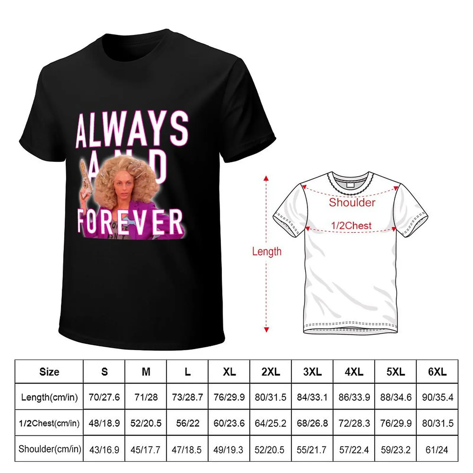 Always and Forever - Alyssa Edwards T-Shirt Daily Work Short Sleeve Top