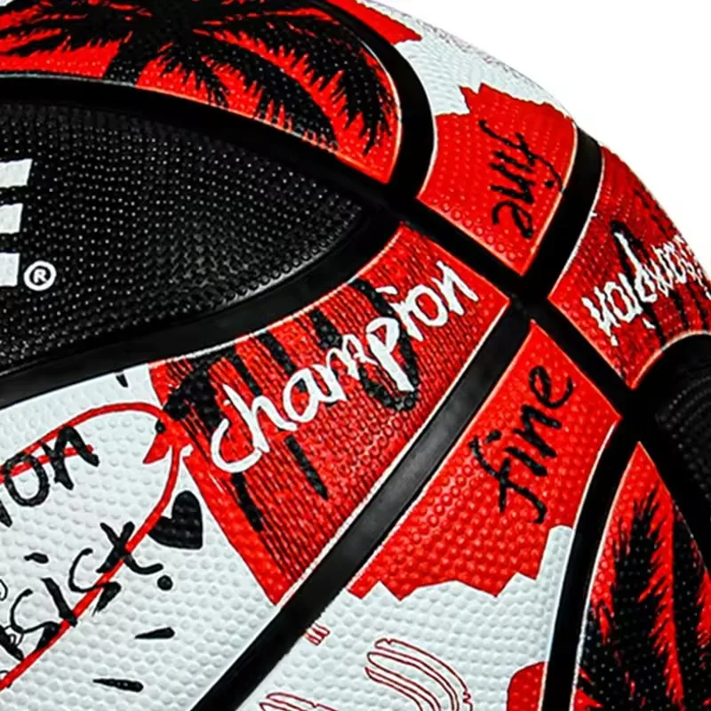 Официальный размер 7. ‌ Баскетбольный мяч с высоким отскоком для тренировок на открытом воздухе, износостойкий ‌ Резиновый баскетбольный мяч с насосом, мужской и женский прочный мяч