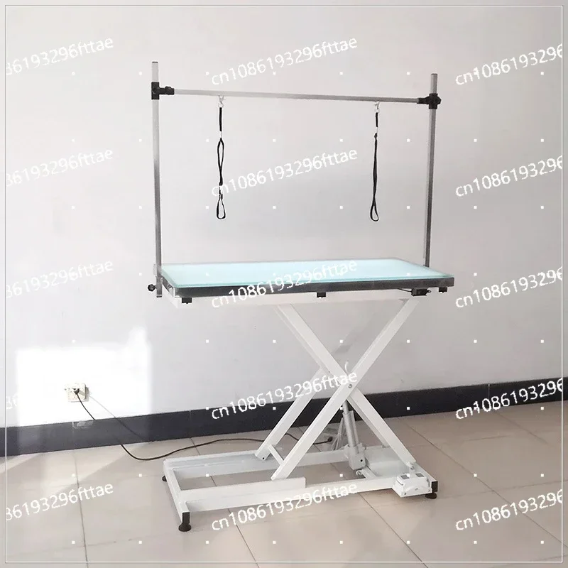 Pet Grooming Table Electric Hydraulic Pneumatic Lifting Dog and Cat Hair Modeling Beauty Luminous Table