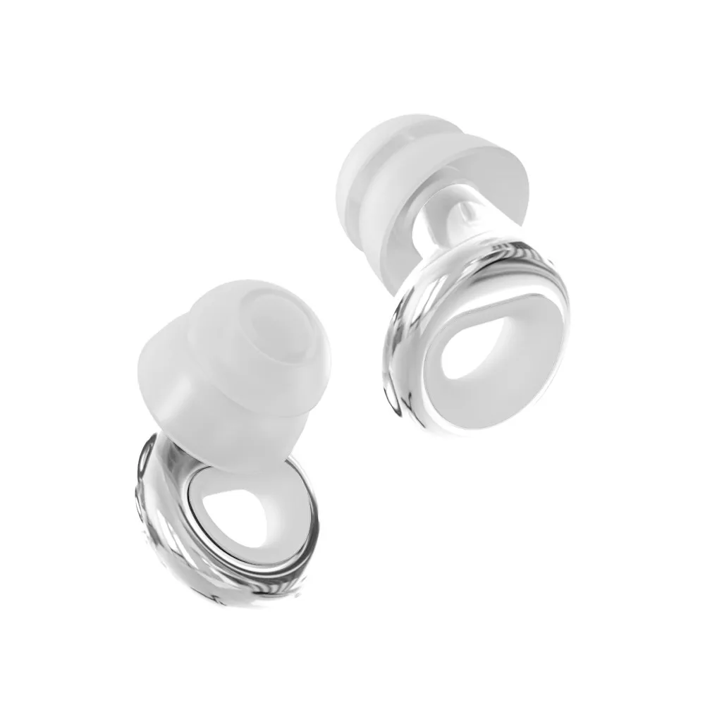1. High Comfort Double‑Layer Silicone Earplugs Reusable Washable Noise Reduction Ear Plugs For Concerts Swimming Sleep Travel Sc