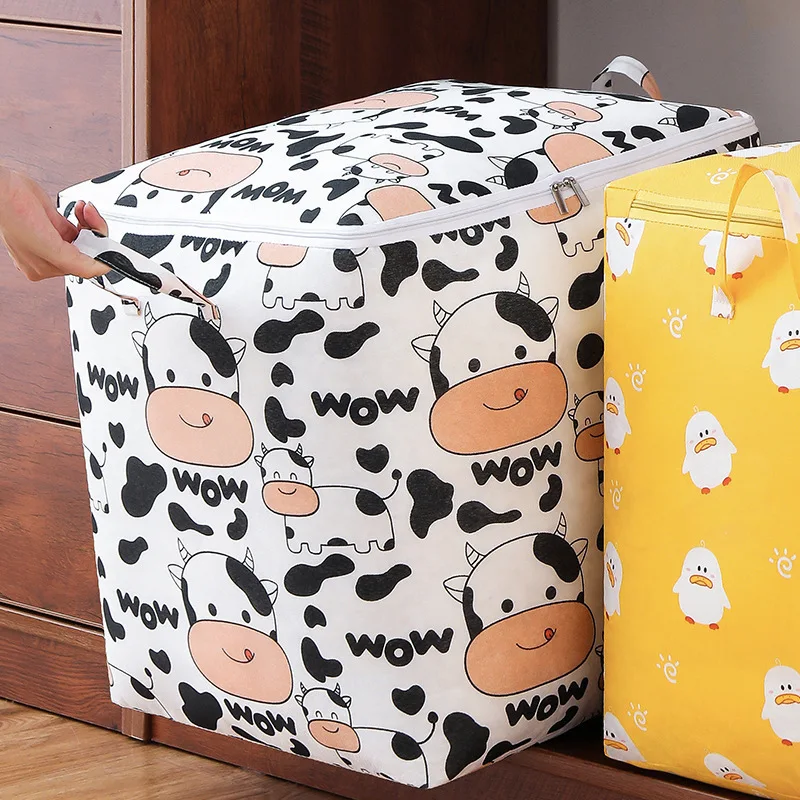 

Home Zipper Oxford Cloth Storage Bag Quilt Storage Bag Moving Bag Storage Box Extra Large