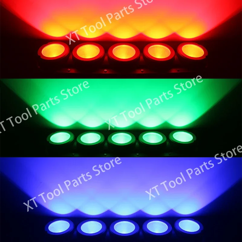 Barre de diode électroluminescente RVBW, rondelle murale, ennemi, extérieur, scène, 5x30W, COB
