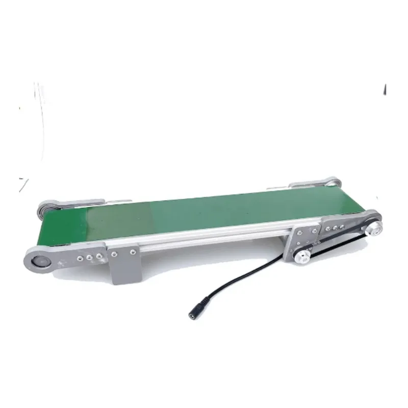 DC 12V Electric Desktop Conveyor Belt Technology Production Elevator Model Friction Experiment Device Speed Adjustable 0-116RPM