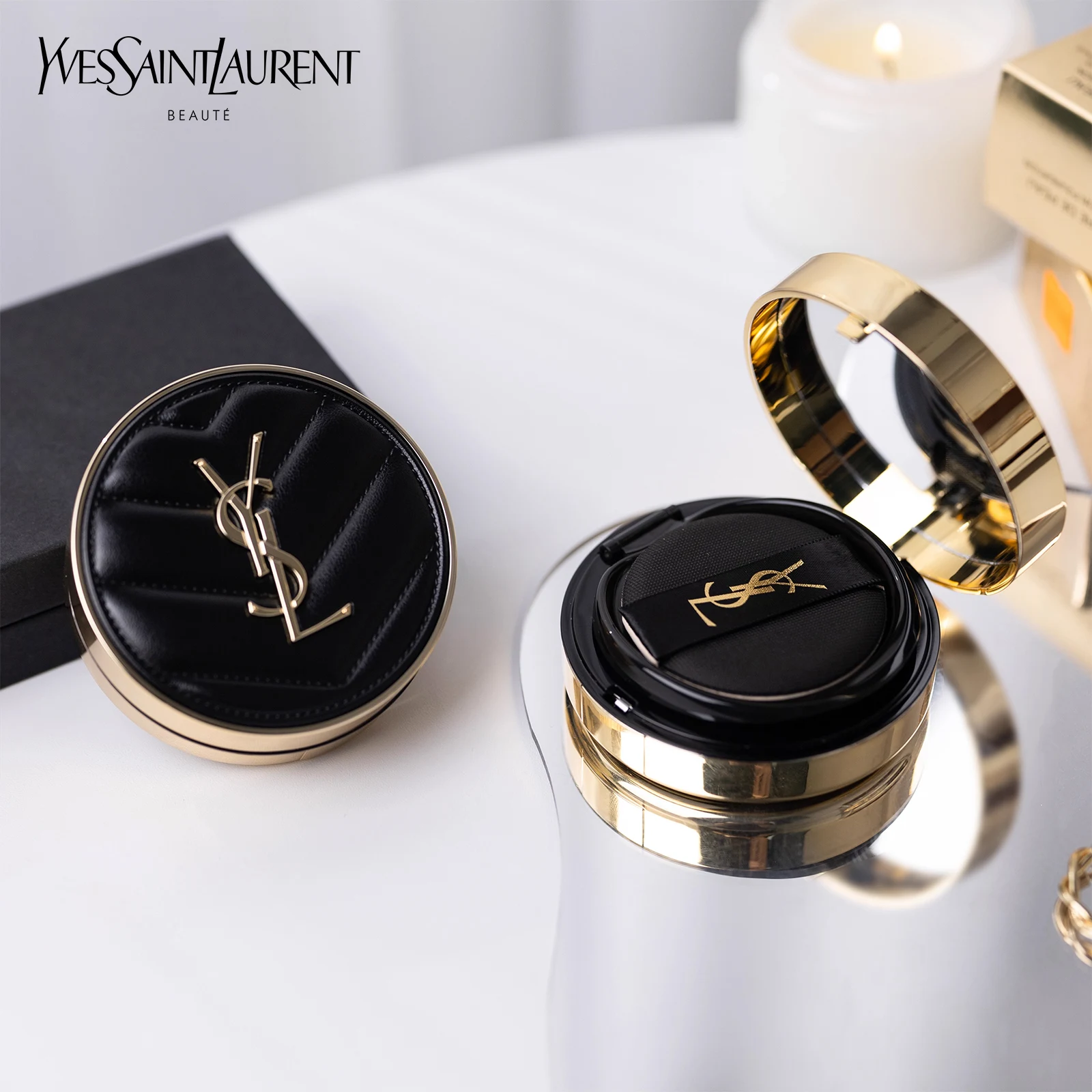 

YSL Saint Laurent Cushion Foundation - Long-wear, Full Coverage, Hydrating & Silky Finish | Ultimate Birthday Gift
