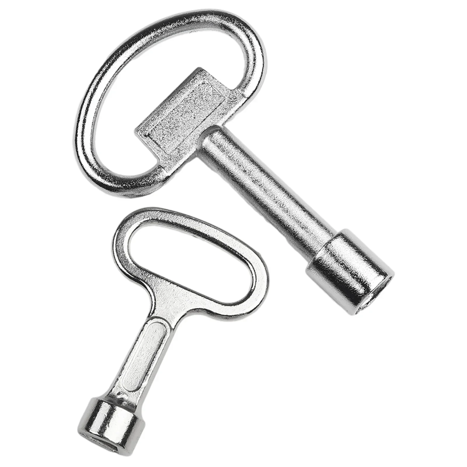 2 Pcs Water Tap Valve Switch Key Triangle Wrench Elevator Door Key Lock Wrench 8/9mm Hole Household Repairing Manual Tools