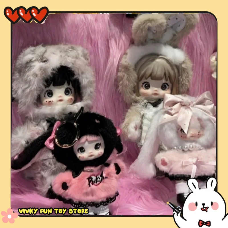 

Новая серия Nommi Pink Energy: виниловые плюшевые фигурки-сюрпризы, модные игрушки-подвески, мягкие виниловые статуэтки в наличии