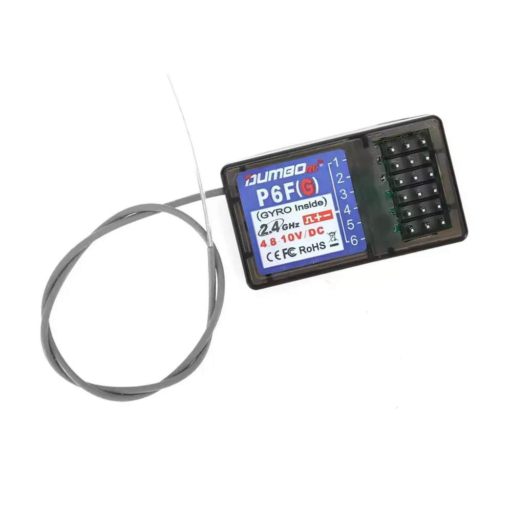 ตัวรับสัญญาณ DUMBORC 4/6/10CH รุ่น P10FG P6DCG P4FMG P6FP P6FG โมดูลมินิโค้ช DDF-350 X4/X6PM/X10P/X6 สำหรับรีโมทคอนโทรล