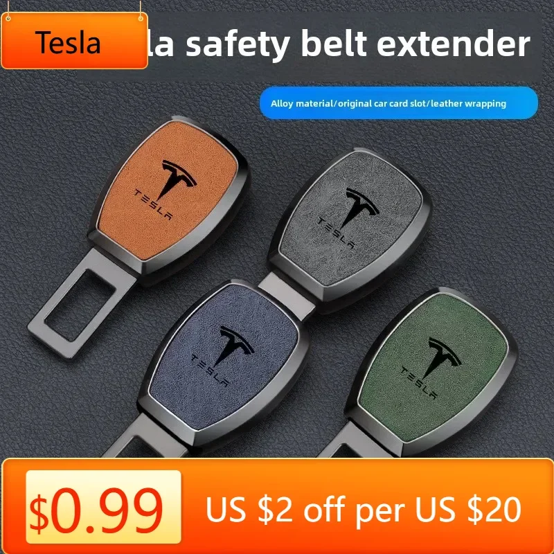 

Tesla Suitable For Tesla Model 3 Y S X Y safety belt buckle extension fork plug lock buckle Tesla universal