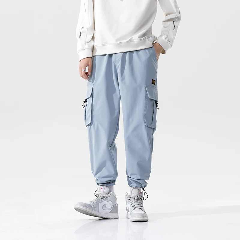 

Cargo Pants Men Black Jogging Pants Men Harajuku Hip Hop Streetwear Jogger Sweatpant Male Trousers Harem Men Pants Oversized