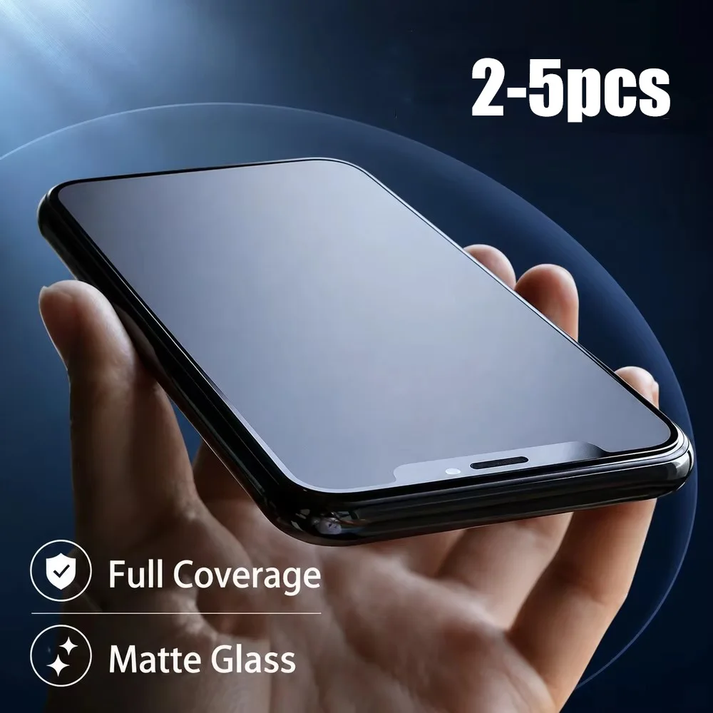 2-5Pcs Matte Tempered Glass For Xiaomi POCO X8 Pro Max X7 X6 X5 X4 X3 Pro Max M7 M6 M5 M4 M3 F7 F6 F5 F4 F3 Matte Phone Glass