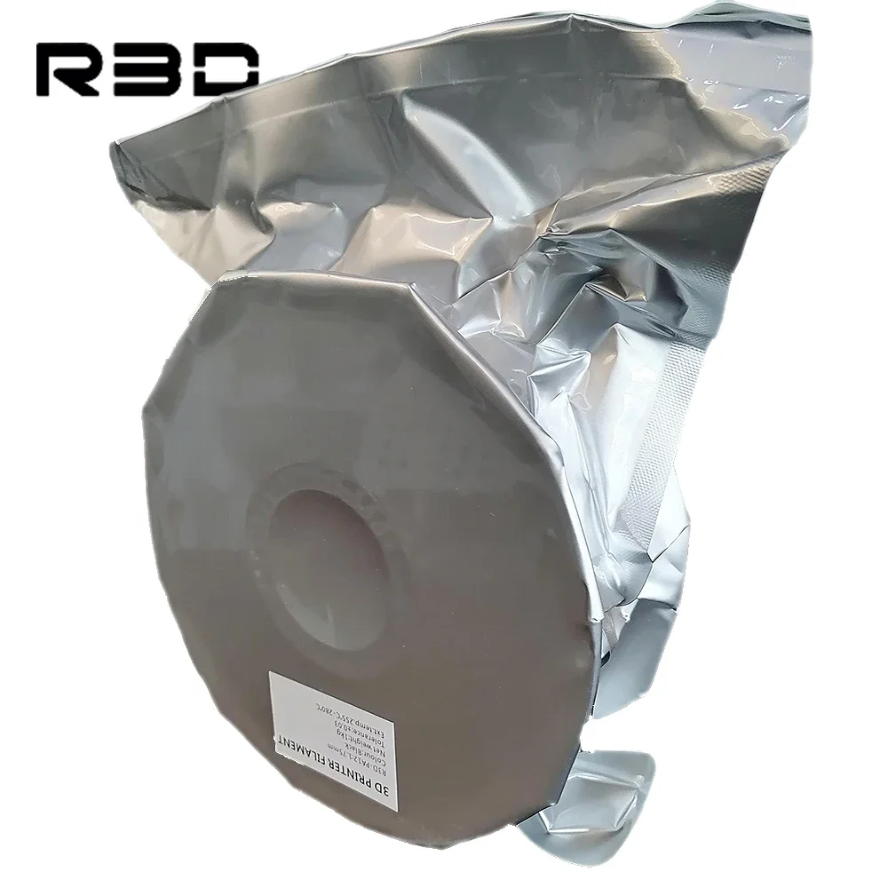 Filamento negro R3D Nylon PA12 1,75 mm 1 KG 3 KG industrial para impresora 3D