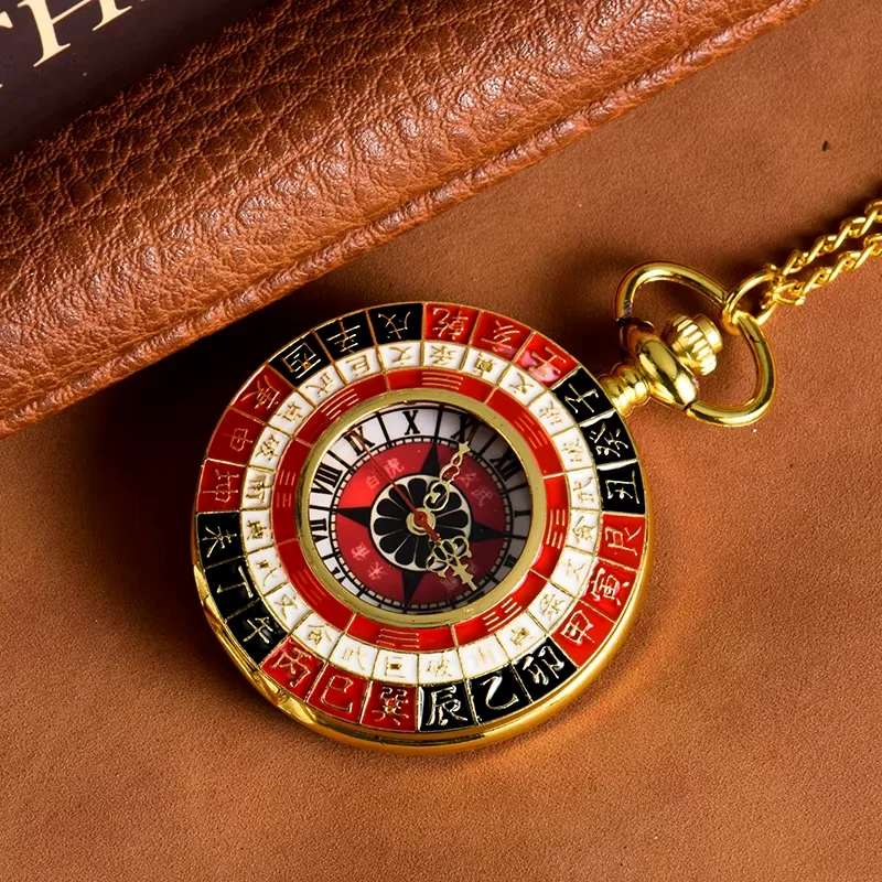 Quartz watch large pocket watch color gossip pocket watch with fine chain sweater chain hang watch alloy pocket watch