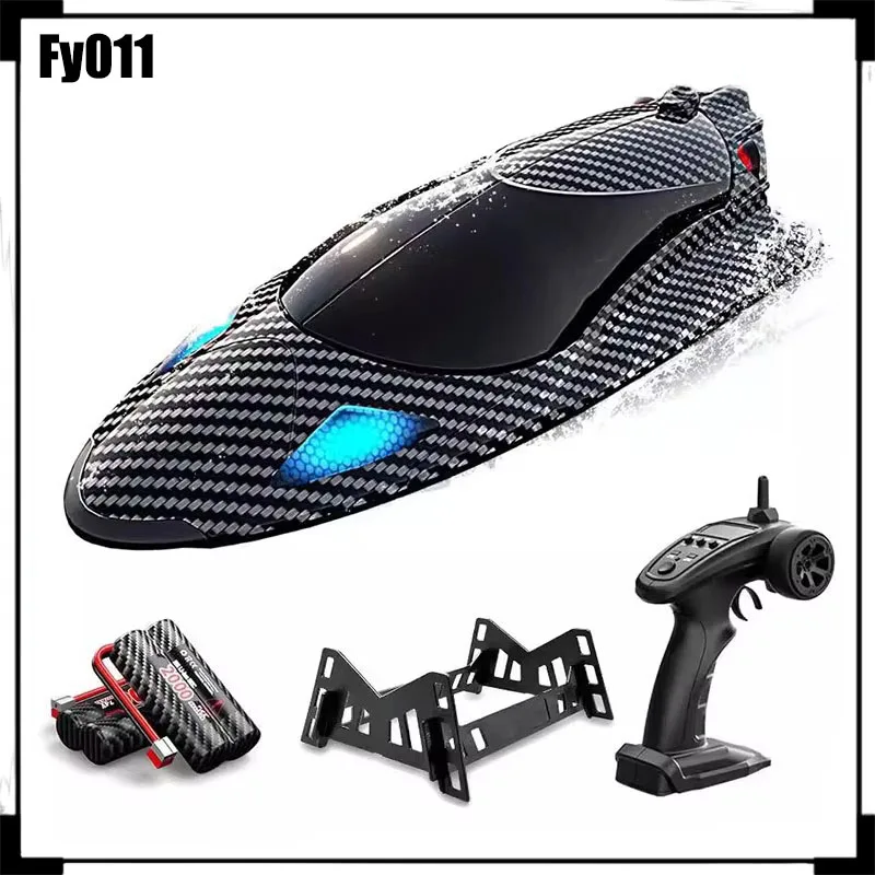 New Fy011 Rc Boat Water-Cooled Single Vortex Jet Boat 2.4g Boys' Electric Speedboat Rowing Racing Boat High-Speed Boat Toy Gift