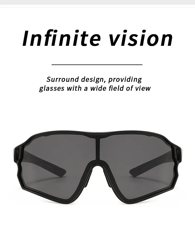 ROCKBROS Bestseller Fahrradbrille UV400 Anti-Beschlag REVO-Gläser HD-Klarheit CE/ANSI-Zertifiziert Cateye-Design MTB/Rennrad – Detail 16