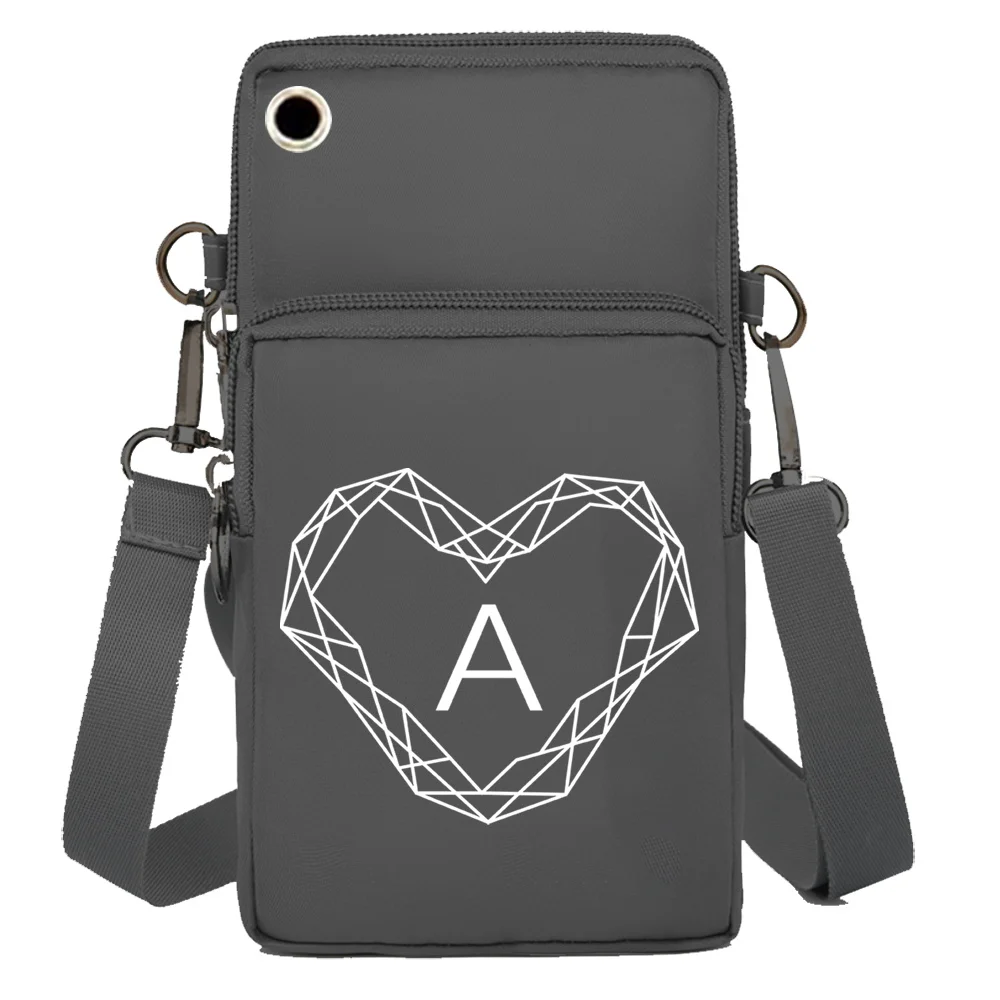 Mobile Phone Bag Shoulder Bags Wallets Diamond Letter Print Wrist Pack Apple/Huawei/Xiaomi/Samsung Universal Cell Phone Packet