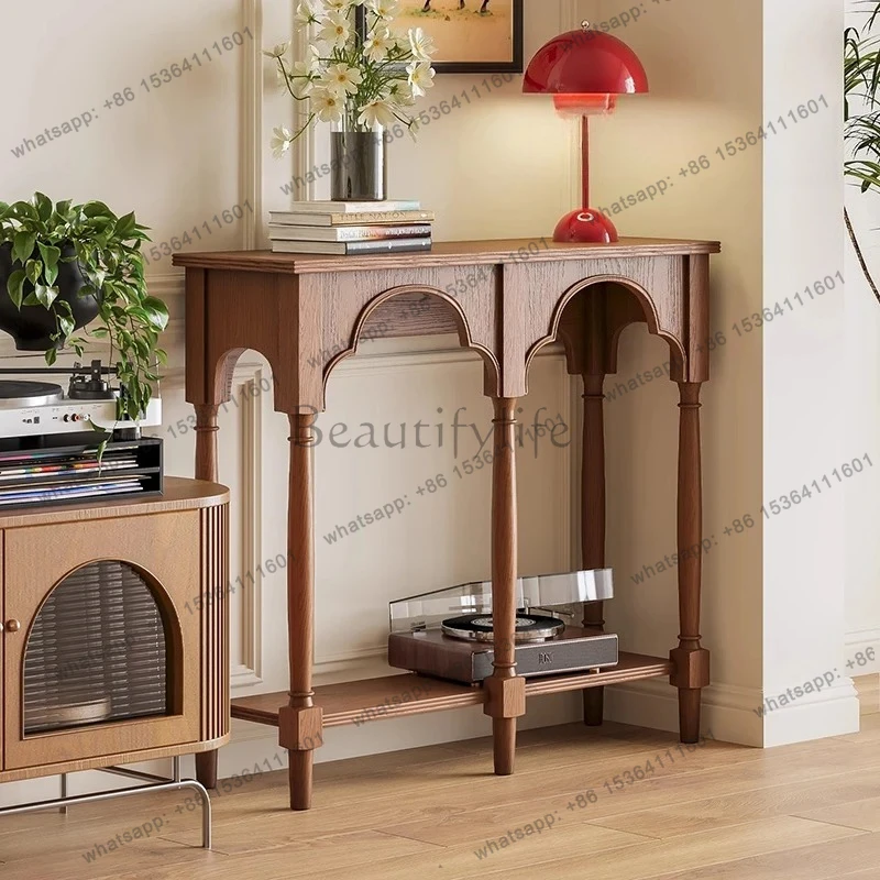 

Trendy Beauty Console Table Luxury Entrance Hall Living Room Modern Console Table Premium Vintage Tavolo Salotto Home Furniture