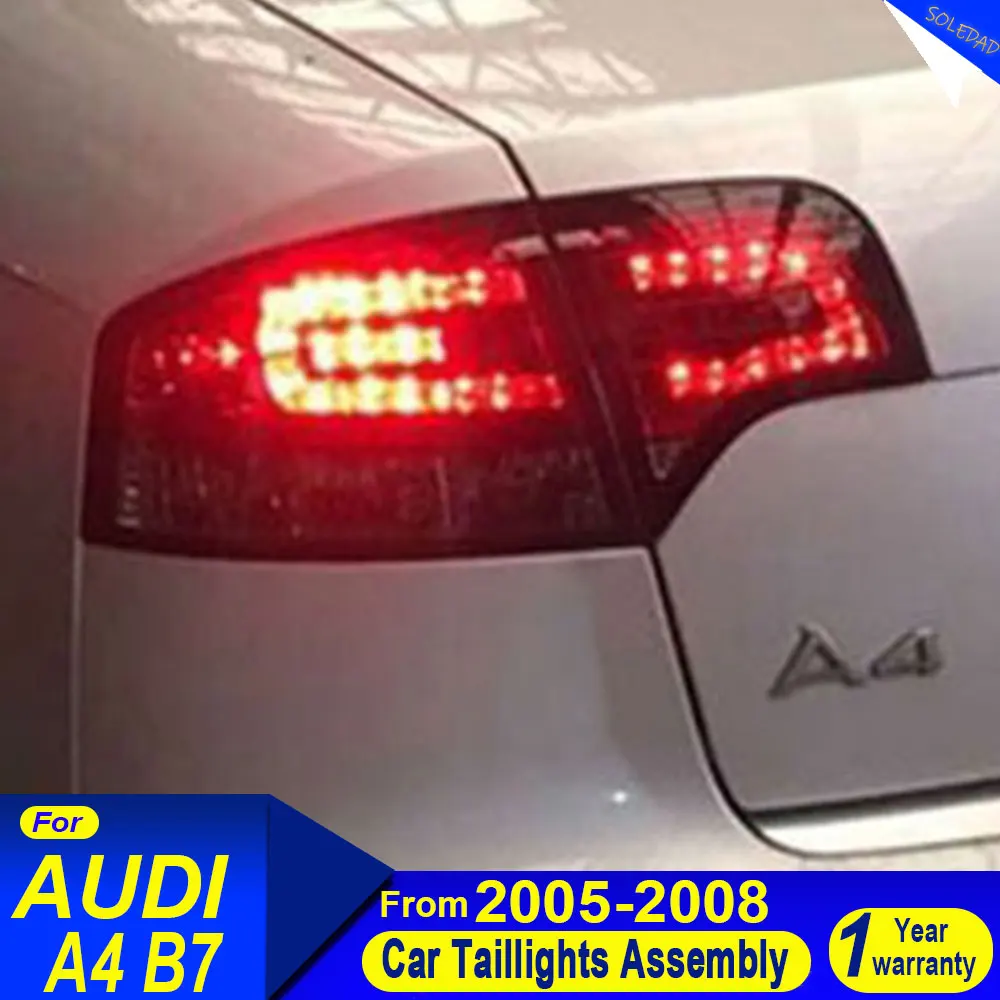 Car LED Tail Lights For Audi A4 B7 2005 2006 2007 2008 to new