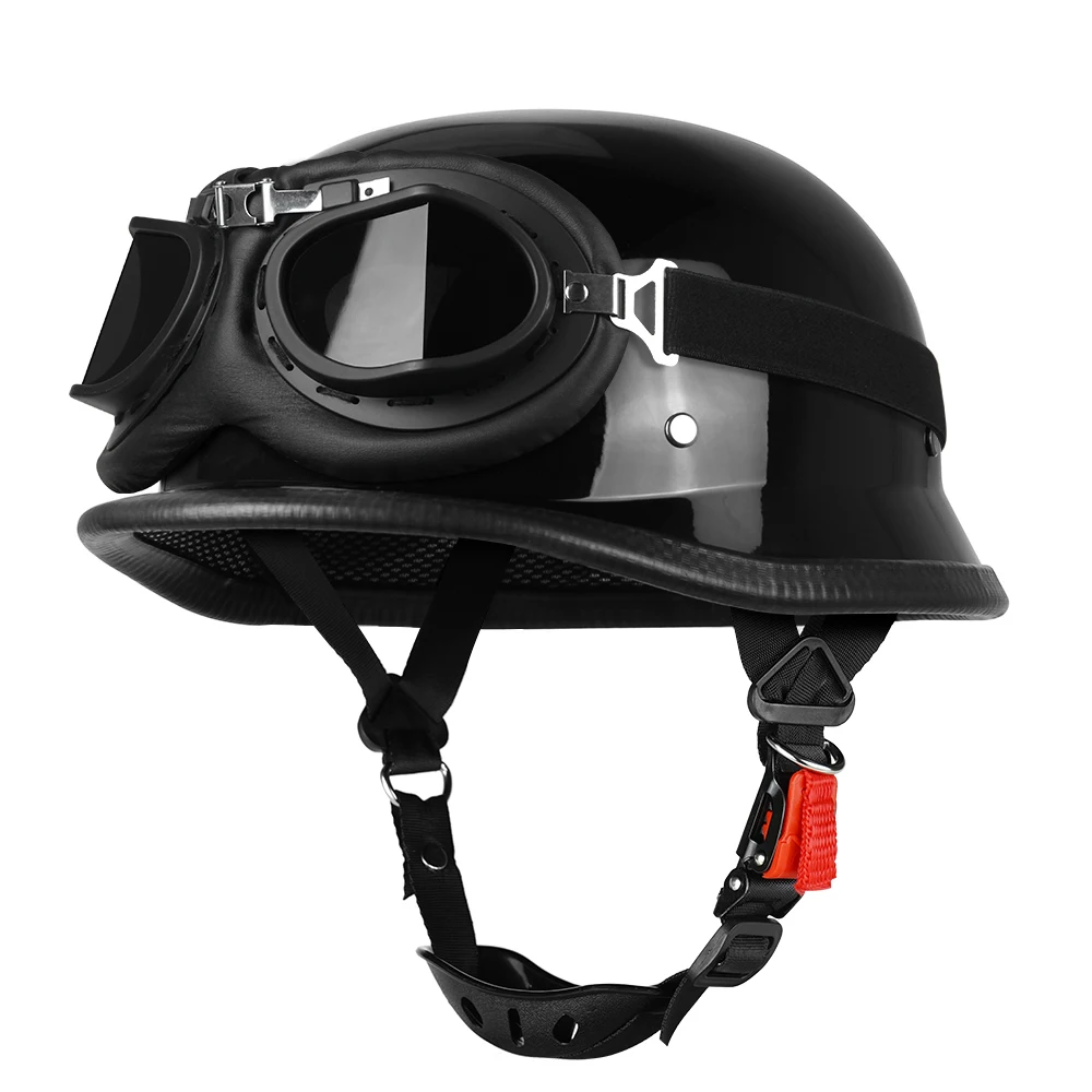 

Motorcycle Helmet Summer Vintage Casco Helmet German Motorcycle Half Helmet DOT Certified Half Helmet For Men And Women