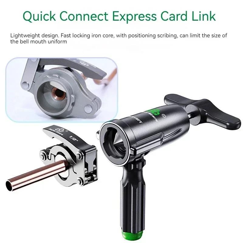 ST-519 Набор расширителей для медных труб Кондиционер Метрическая развертка Расширительный инструмент Набор инструментов для развальцовки труб Ручная электрическая дрель Dua ST-519 Набор расширителей для медных труб Кондиционер Метрическая развертка Расширительный инструмент Набор инструментов для развальцовки труб Ручная электрическая дрель Dua