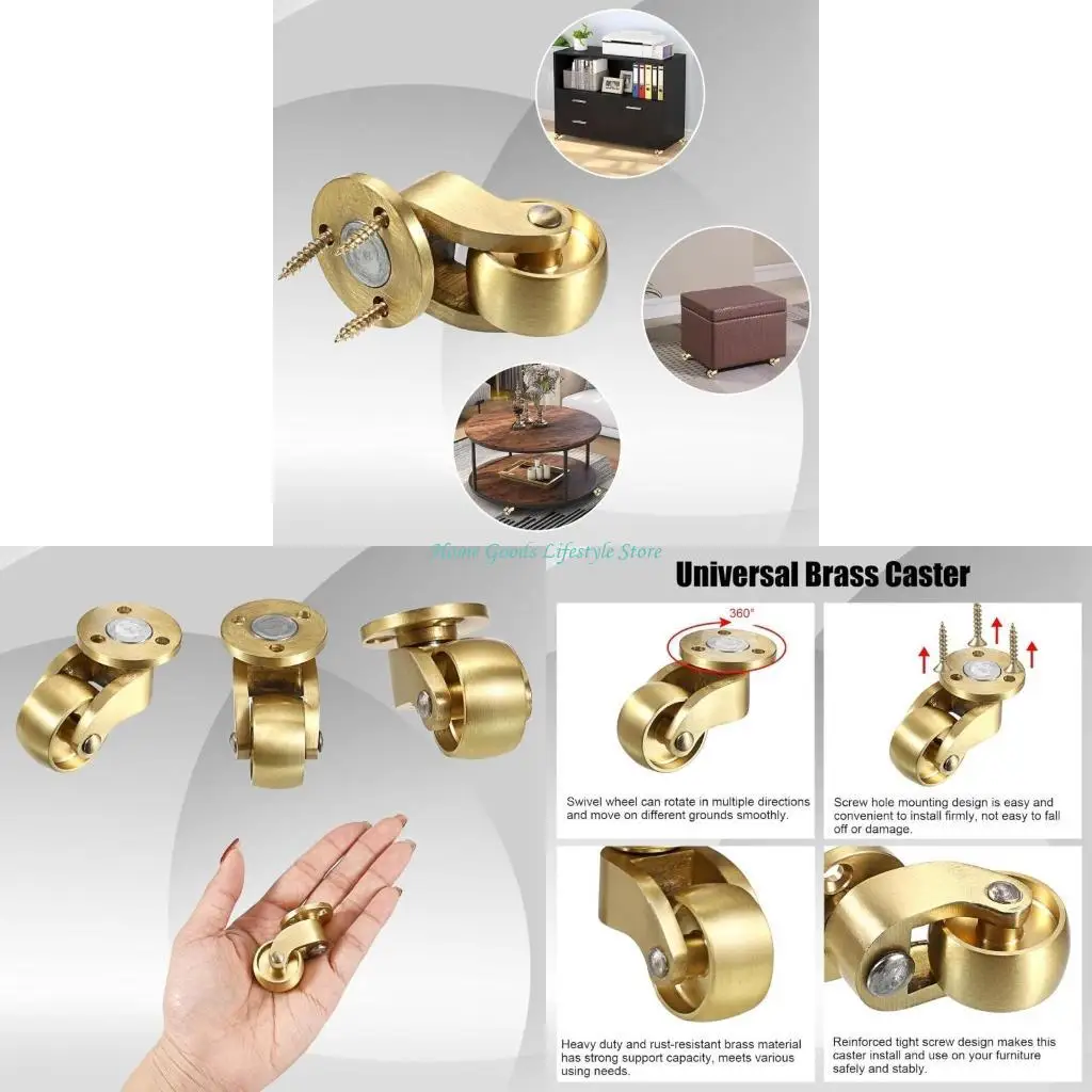 E74E 2Pcs Brass Swi…
