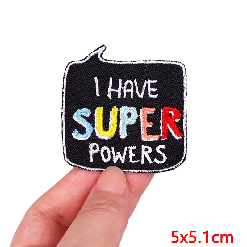 90\'s Patch Cartoon Letters Embroidery Patch Iron On Patches For Clothing Thermoadhesive Patches On Clothes DIY Sew Bottle Badges