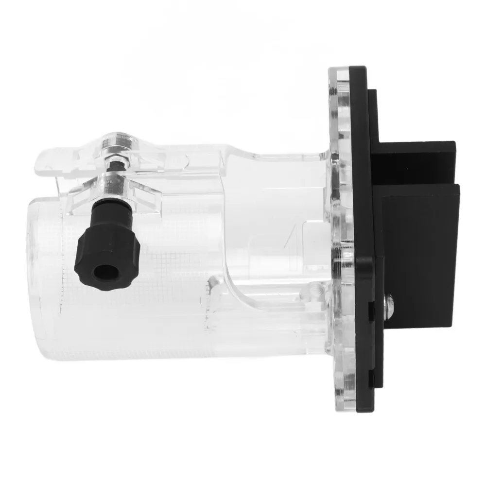 Aluminum Alloy Wood Router Slotting Bracket Clear Scale Slotting Machine Holder 2 in 1 Connector Trimmer Bracket for Wood Router