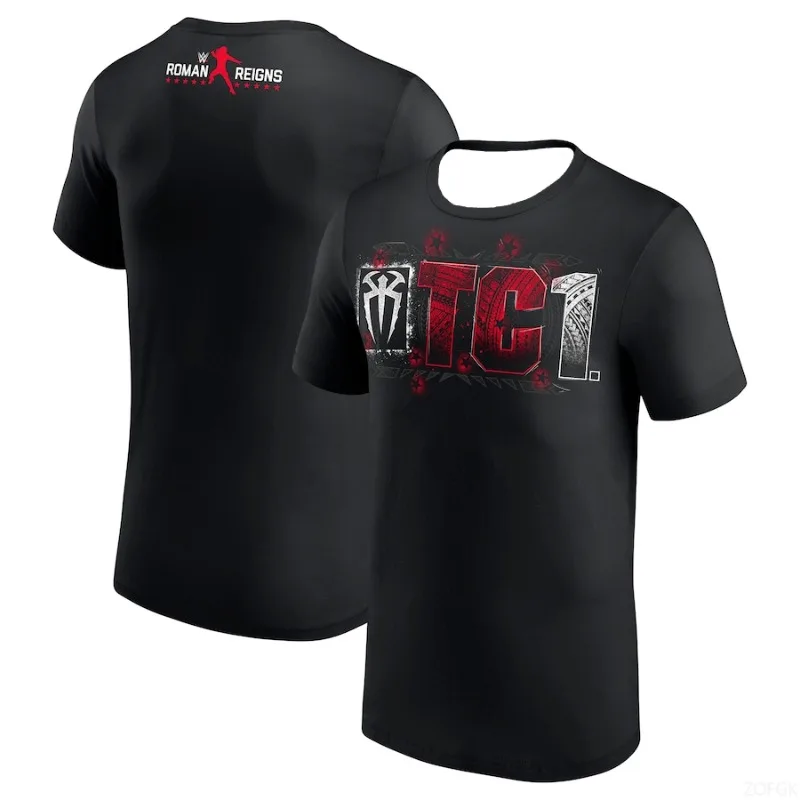 

Men's Summer Clothes WWE Roman Reigns OTC 1 T-Shirt Fighting Football Jersey T-shirt Quick-drying Absorb Sweat Tee Top