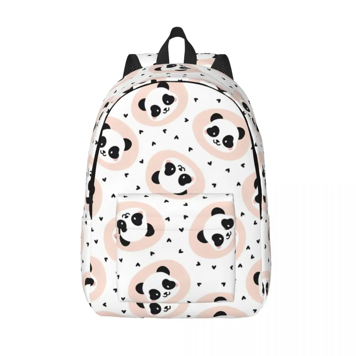 Panda Animal Backpack for Men Women Fashion High School Hiking Travel Daypack College Canvas Bags Lightweight