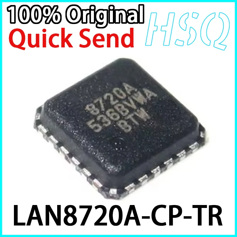 

1PCS Original LAN8720A-CP-TR 8720A QFN-24 Ethernet IC Chip Brand New in Stock