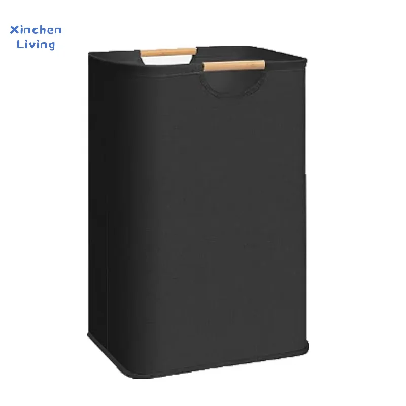 Collapsible Large Waterproof Laundry Dirty Clothes Basket with Dual Handles Versatile Storage Solution for Bedroom Bathroom