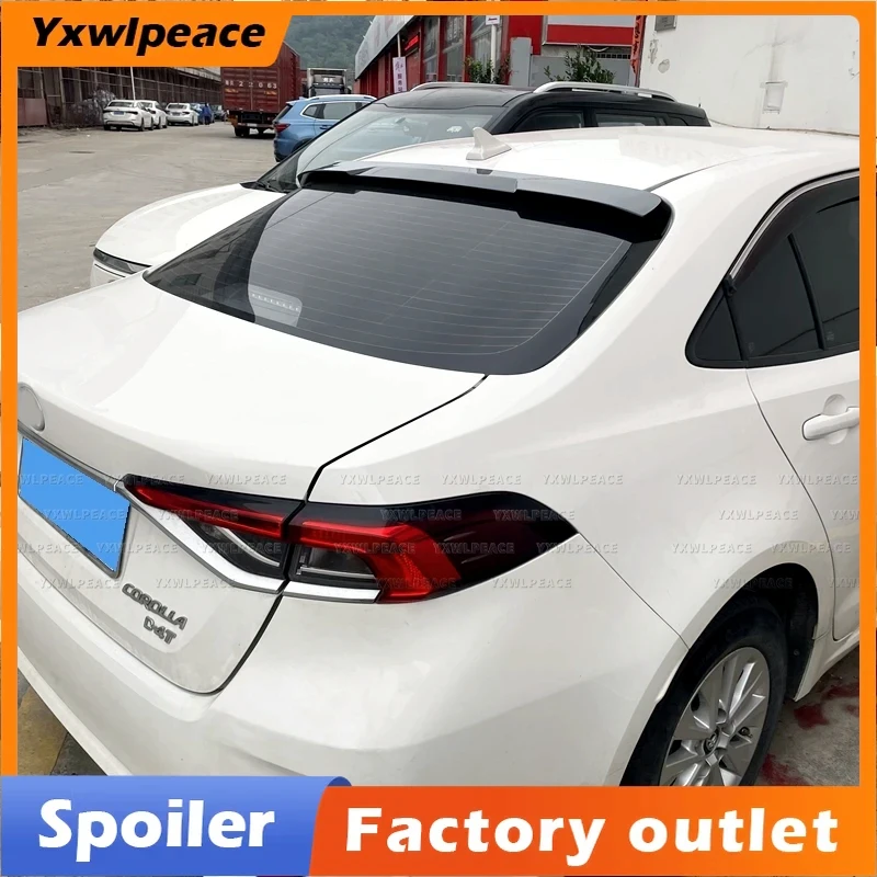 For Toyota Corolla 2019-2023 Spoiler High Quality ABS Material Primer Color Rear Window Roof Spoiler Body Kit Accessories