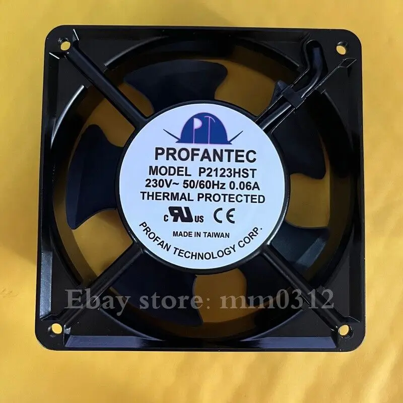 1pcs PROFANTEC P2123HST 12038 AC230V 12038 High temperature resistant fan