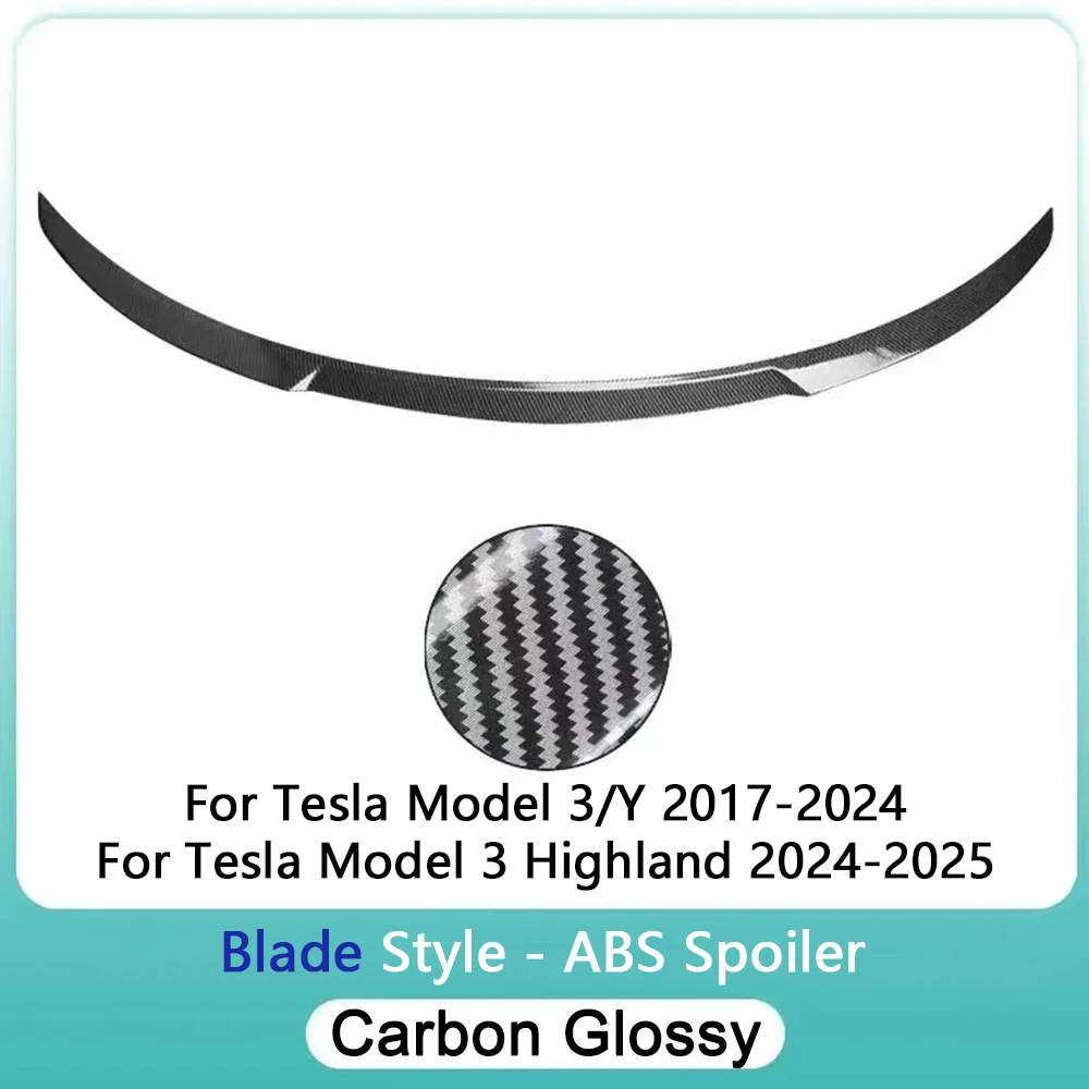 ModelY Juniper 2025 Spoiler Model 3 Highland 2024 Accessoires Achterspoilers Vleugels voor Tesla 3/Y 2017-2023 Auto exterieur Onderdelen HOT