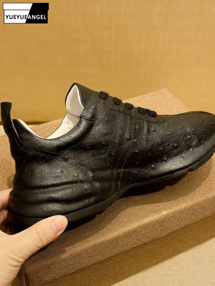 

Мужские повседневные туфли на шнуровке с круглым носком, однотонные, увеличивающие рост, на платформе, модная уличная обувь