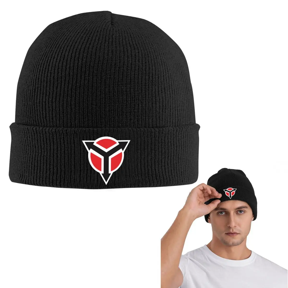 Killzone Helghast Insignia Warm Knitted Cap Fashion Bonnet Hat Autumn Winter Outdoor Beanies Hats for Men Women Adult