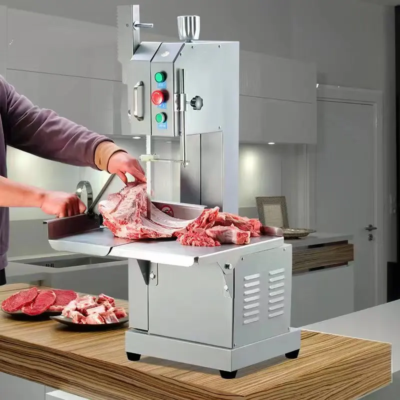 

F280A Meat Frozen Saw Cutter Vertical Electric Bone Butcher Machine Beef Restaurant Use Core Motor Component New Meat Processing