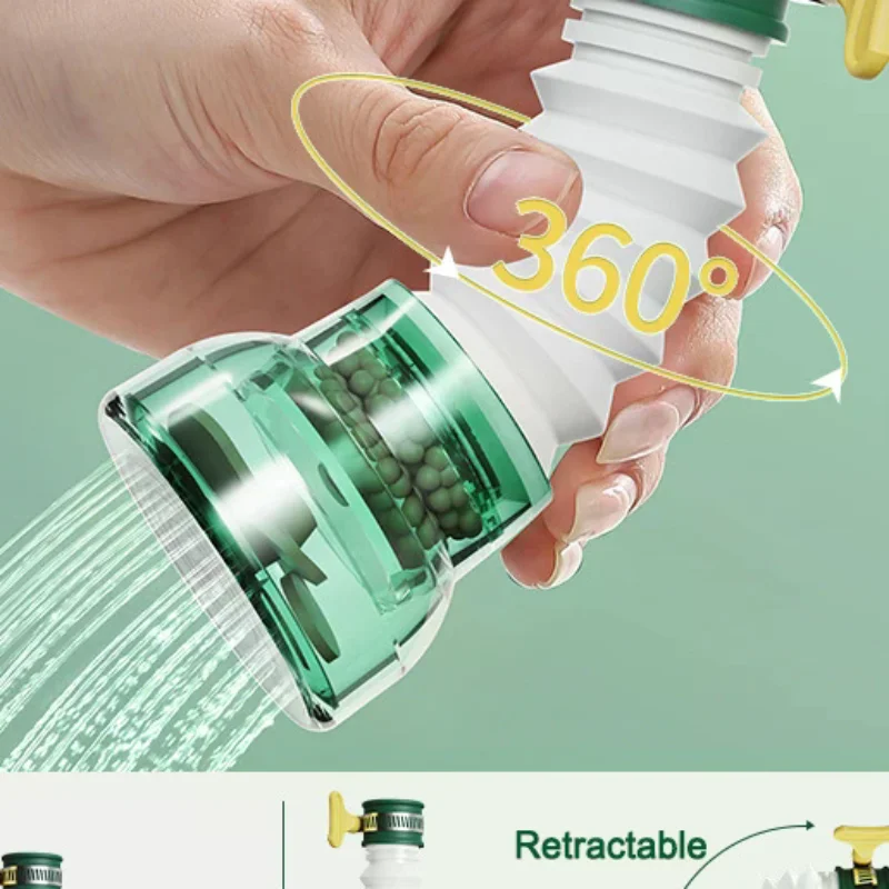 

Универсальная насадка-аэратор для смесителя с поворотом на 360°, экономящая воду, для кухонного крана, адаптер для раковины, аксессуары для кухни