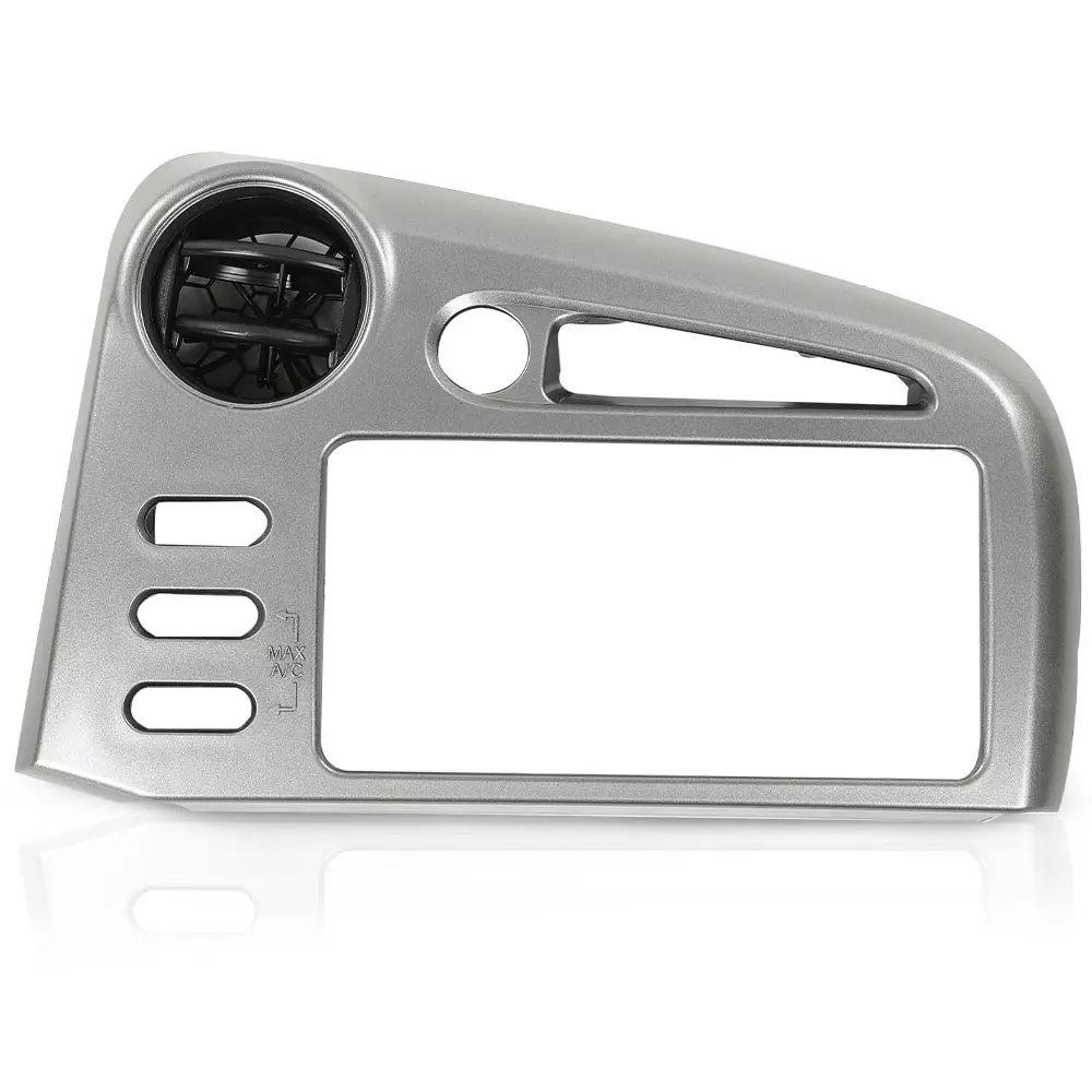 

Crossdesign Center Dash Radio Bezel Vent Fit for 2003-2008 Toyota Matrix or Pontiac Vibe with Same Button Configuration Silver