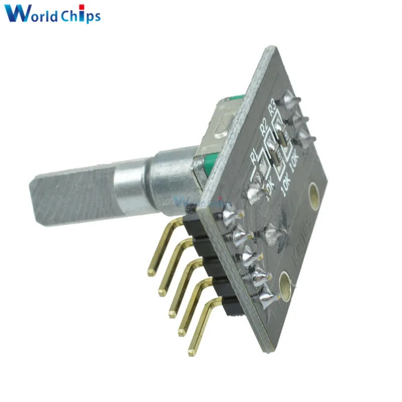 diymore 5PCS/Lot HW-040 Rotary Encoder Module with 15x16.5 mm Potentiometer Rotary Knob Cap for Arduino