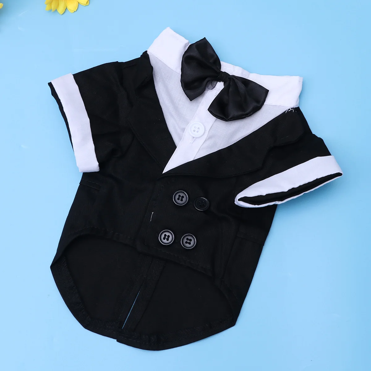 

Puppy Dress Dog Dresses for Small Dogs Party Suit Clothes Black Coat Costumes Outfits Jacket Pet