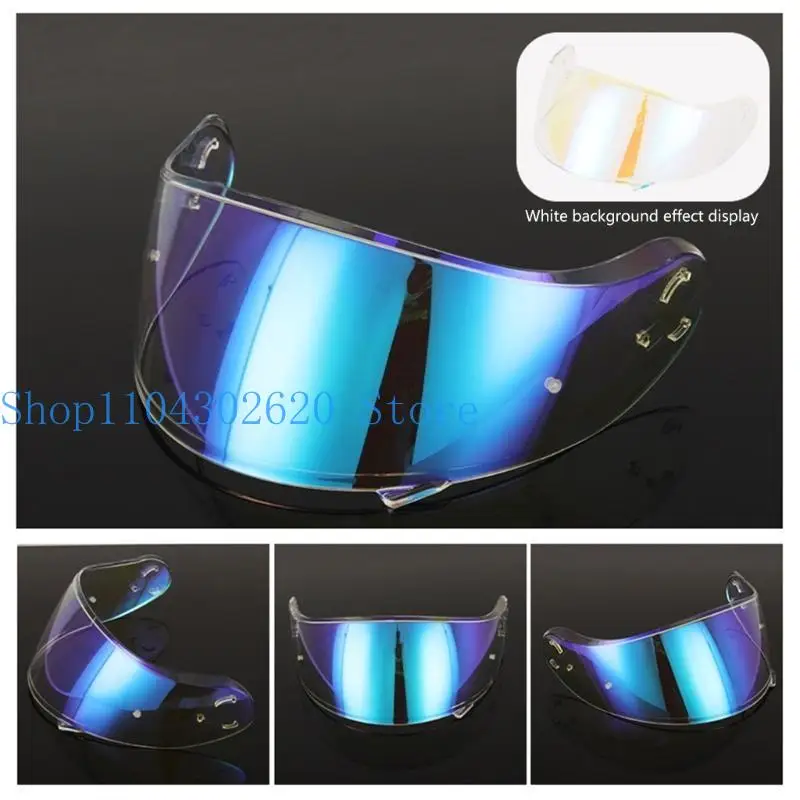 

652F Motorcycle Helmets Lens Anti Fog Coating & Easy Installation Clear View Helmets Shield Motorbike Spare for Neotec II