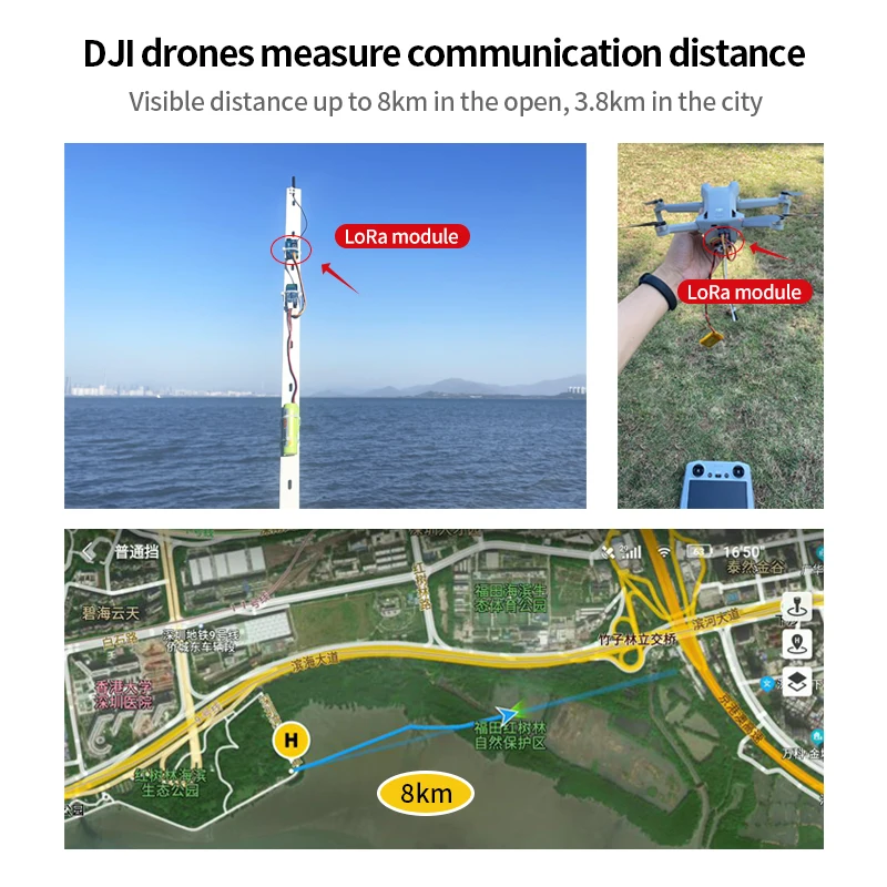 LoRa Module LRO2 Product Kit ASR6601 433M لاسلكي طويل المدى 8 كجم انتشار نقل الطيف DIP لقراءة العداد الذكي