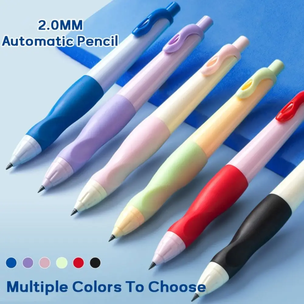 2.0mm Automatic Pencil With HB Pencil Lead Set Comes With Sharpener Mechanical Pencil Holding Pen Posture Correction