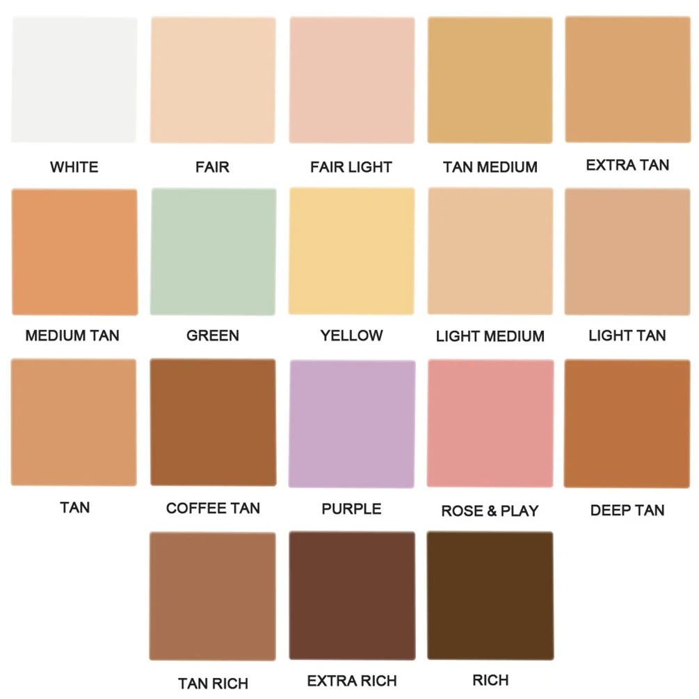 Paleta Korektorów 18 Kolorów Własne Logo Długotrwała Krycie Niedoskonałości Trądzik Wegańska Marka Prywatna Naturalny Pełne Krycie Makijaż Hurt