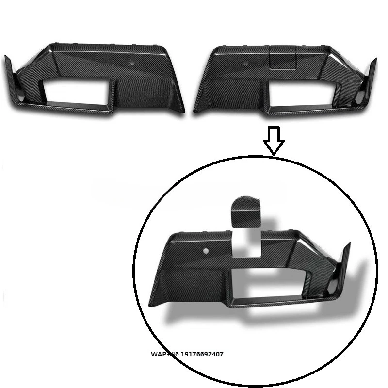 Hot-selling New M5 G90 MP Style Dry Carbon Fiber Rear Lip Modification Kit for 2024 2025