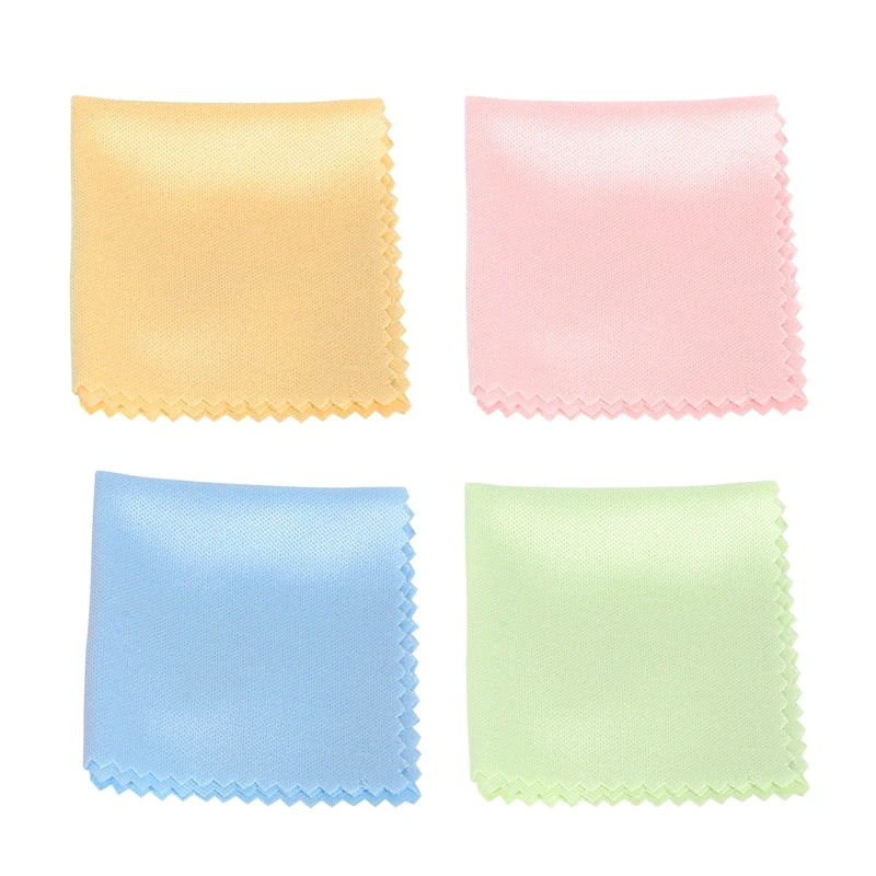 4 Microfiber Optical Cleaning Cloth Dvd Lcd Camera Lens Screen Clean Cloth Towel