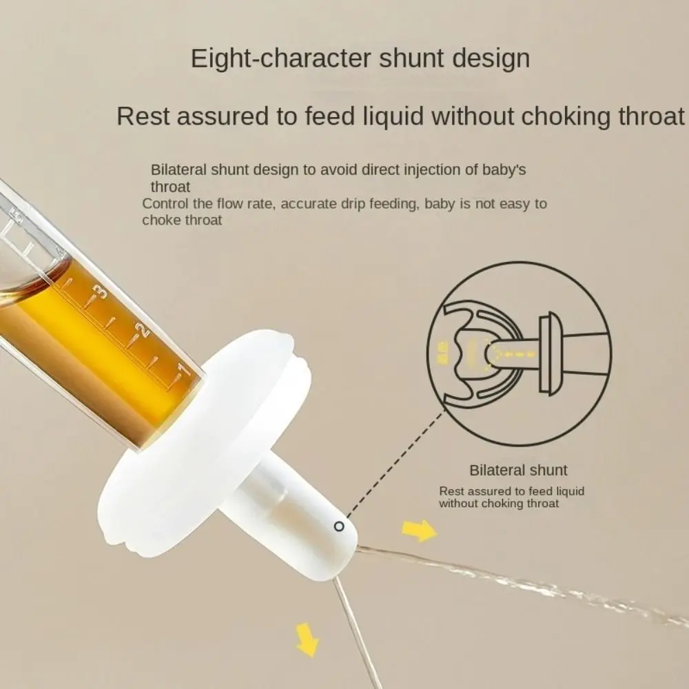 Feeding Bottle Baby Medicine Feeder Clean Brush Medicator Dropper Feeder Dispenser Pacifier Silicone With Measuring Cup