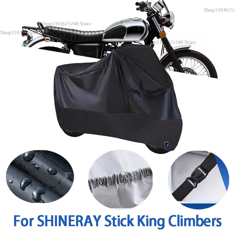 

Motorcycle Full Covers For SHINERAY Stick King Climbers Car Outdoors Sun Protection Dust No Ear Thickened Oxford Clothcover